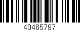 Código de barras (EAN, GTIN, SKU, ISBN): '40465797'