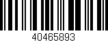 Código de barras (EAN, GTIN, SKU, ISBN): '40465893'