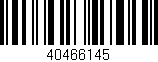 Código de barras (EAN, GTIN, SKU, ISBN): '40466145'