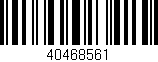 Código de barras (EAN, GTIN, SKU, ISBN): '40468561'