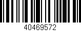 Código de barras (EAN, GTIN, SKU, ISBN): '40469572'