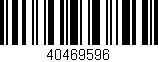 Código de barras (EAN, GTIN, SKU, ISBN): '40469596'