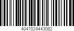 Código de barras (EAN, GTIN, SKU, ISBN): '4047024443082'