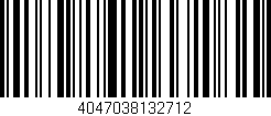 Código de barras (EAN, GTIN, SKU, ISBN): '4047038132712'