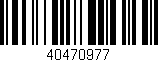 Código de barras (EAN, GTIN, SKU, ISBN): '40470977'