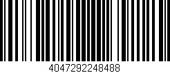Código de barras (EAN, GTIN, SKU, ISBN): '4047292248488'