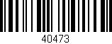 Código de barras (EAN, GTIN, SKU, ISBN): '40473'