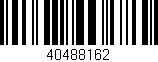 Código de barras (EAN, GTIN, SKU, ISBN): '40488162'