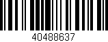 Código de barras (EAN, GTIN, SKU, ISBN): '40488637'