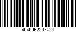 Código de barras (EAN, GTIN, SKU, ISBN): '4048962337433'