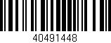 Código de barras (EAN, GTIN, SKU, ISBN): '40491448'