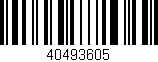 Código de barras (EAN, GTIN, SKU, ISBN): '40493605'