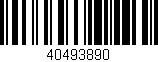 Código de barras (EAN, GTIN, SKU, ISBN): '40493890'