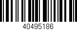 Código de barras (EAN, GTIN, SKU, ISBN): '40495186'