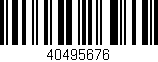 Código de barras (EAN, GTIN, SKU, ISBN): '40495676'