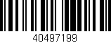 Código de barras (EAN, GTIN, SKU, ISBN): '40497199'