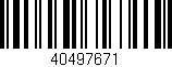 Código de barras (EAN, GTIN, SKU, ISBN): '40497671'