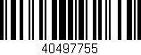 Código de barras (EAN, GTIN, SKU, ISBN): '40497755'