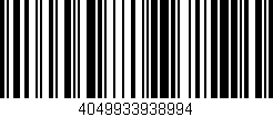 Código de barras (EAN, GTIN, SKU, ISBN): '4049933938994'