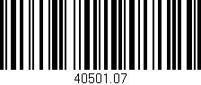 Código de barras (EAN, GTIN, SKU, ISBN): '40501.07'