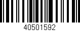 Código de barras (EAN, GTIN, SKU, ISBN): '40501592'