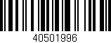 Código de barras (EAN, GTIN, SKU, ISBN): '40501996'