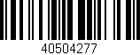 Código de barras (EAN, GTIN, SKU, ISBN): '40504277'