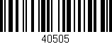 Código de barras (EAN, GTIN, SKU, ISBN): '40505'