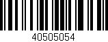 Código de barras (EAN, GTIN, SKU, ISBN): '40505054'