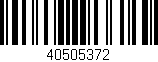 Código de barras (EAN, GTIN, SKU, ISBN): '40505372'