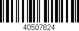 Código de barras (EAN, GTIN, SKU, ISBN): '40507624'