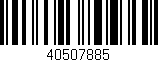 Código de barras (EAN, GTIN, SKU, ISBN): '40507885'