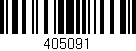 Código de barras (EAN, GTIN, SKU, ISBN): '405091'