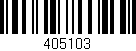 Código de barras (EAN, GTIN, SKU, ISBN): '405103'