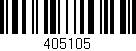 Código de barras (EAN, GTIN, SKU, ISBN): '405105'