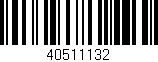 Código de barras (EAN, GTIN, SKU, ISBN): '40511132'