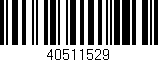 Código de barras (EAN, GTIN, SKU, ISBN): '40511529'