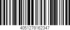 Código de barras (EAN, GTIN, SKU, ISBN): '4051278162347'