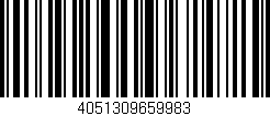 Código de barras (EAN, GTIN, SKU, ISBN): '4051309659983'