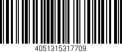 Código de barras (EAN, GTIN, SKU, ISBN): '4051315317709'