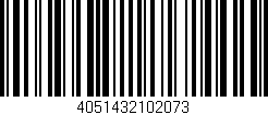 Código de barras (EAN, GTIN, SKU, ISBN): '4051432102073'