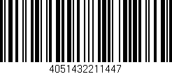Código de barras (EAN, GTIN, SKU, ISBN): '4051432211447'