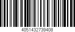 Código de barras (EAN, GTIN, SKU, ISBN): '4051432739408'