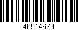 Código de barras (EAN, GTIN, SKU, ISBN): '40514679'