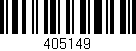 Código de barras (EAN, GTIN, SKU, ISBN): '405149'