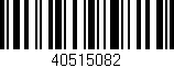 Código de barras (EAN, GTIN, SKU, ISBN): '40515082'