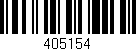 Código de barras (EAN, GTIN, SKU, ISBN): '405154'