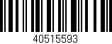 Código de barras (EAN, GTIN, SKU, ISBN): '40515593'