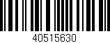 Código de barras (EAN, GTIN, SKU, ISBN): '40515630'