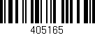 Código de barras (EAN, GTIN, SKU, ISBN): '405165'